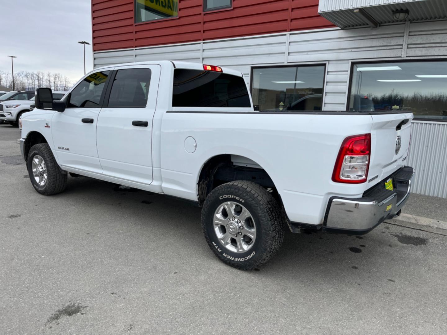 2023 WHITE /Grey RAM 2500 BIG HORN (3C6UR5DL5PG) with an 6.7L engine, Automatic transmission, located at 1960 Industrial Drive, Wasilla, 99654, (907) 274-2277, 61.573475, -149.400146 - Photo#2